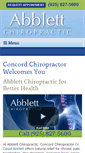 Mobile Screenshot of abblettchiropractic.com